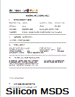 Silicon MSDS